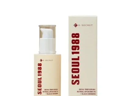 KSECRET SEOUL 1988 SERUM RETINAL LIPOSOME 2% BLACK GINSENG 30ML | سيروم 1988 بالريتينال ليبوسوم 2% والجينسنغ الأسود thumbnail 1